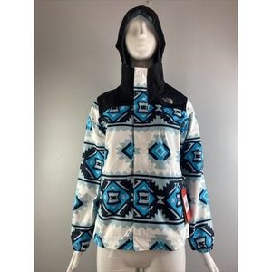 NWT The North Face Girls' Resolve Reflective Jacket, TNF White Tribal Size XXS
